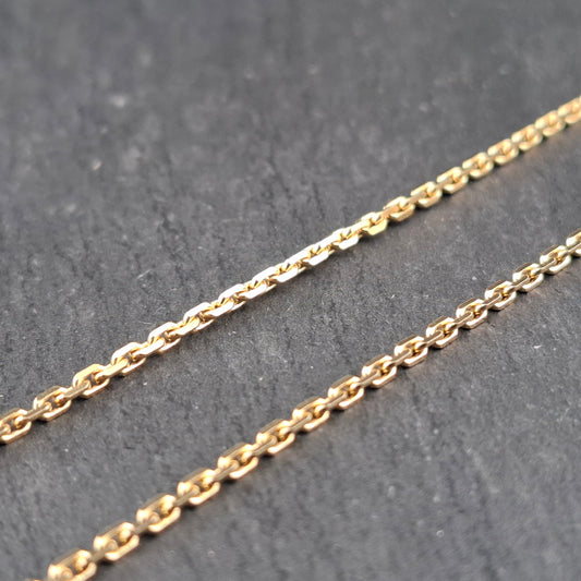 Neuwertige Gold Ankerkette, 585er 14 karat Goldkette, Halskette