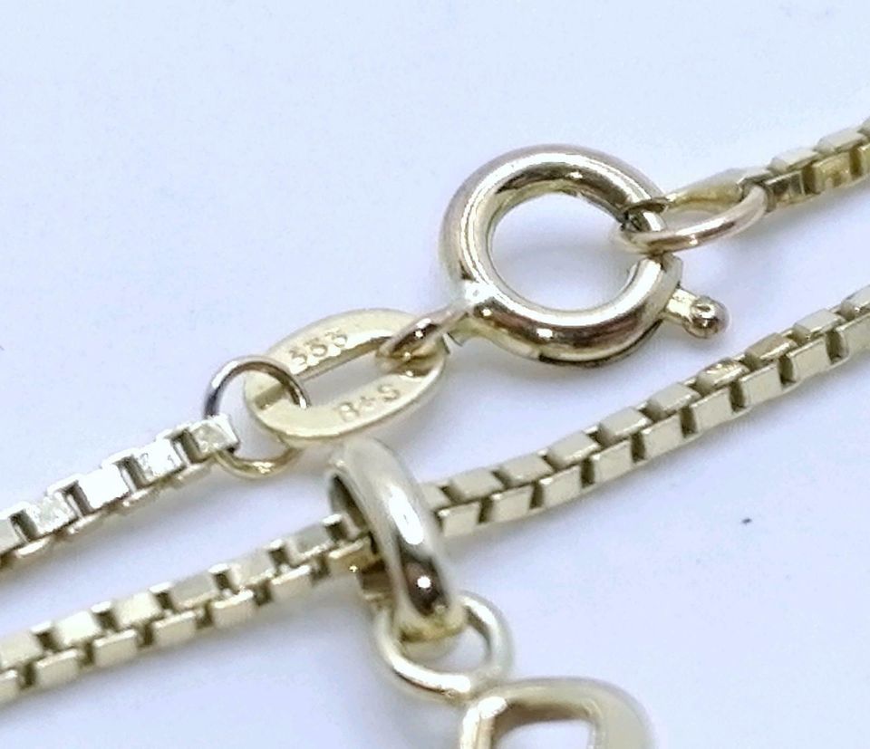 Halskette Gold 333er mit Perlen Anhänger