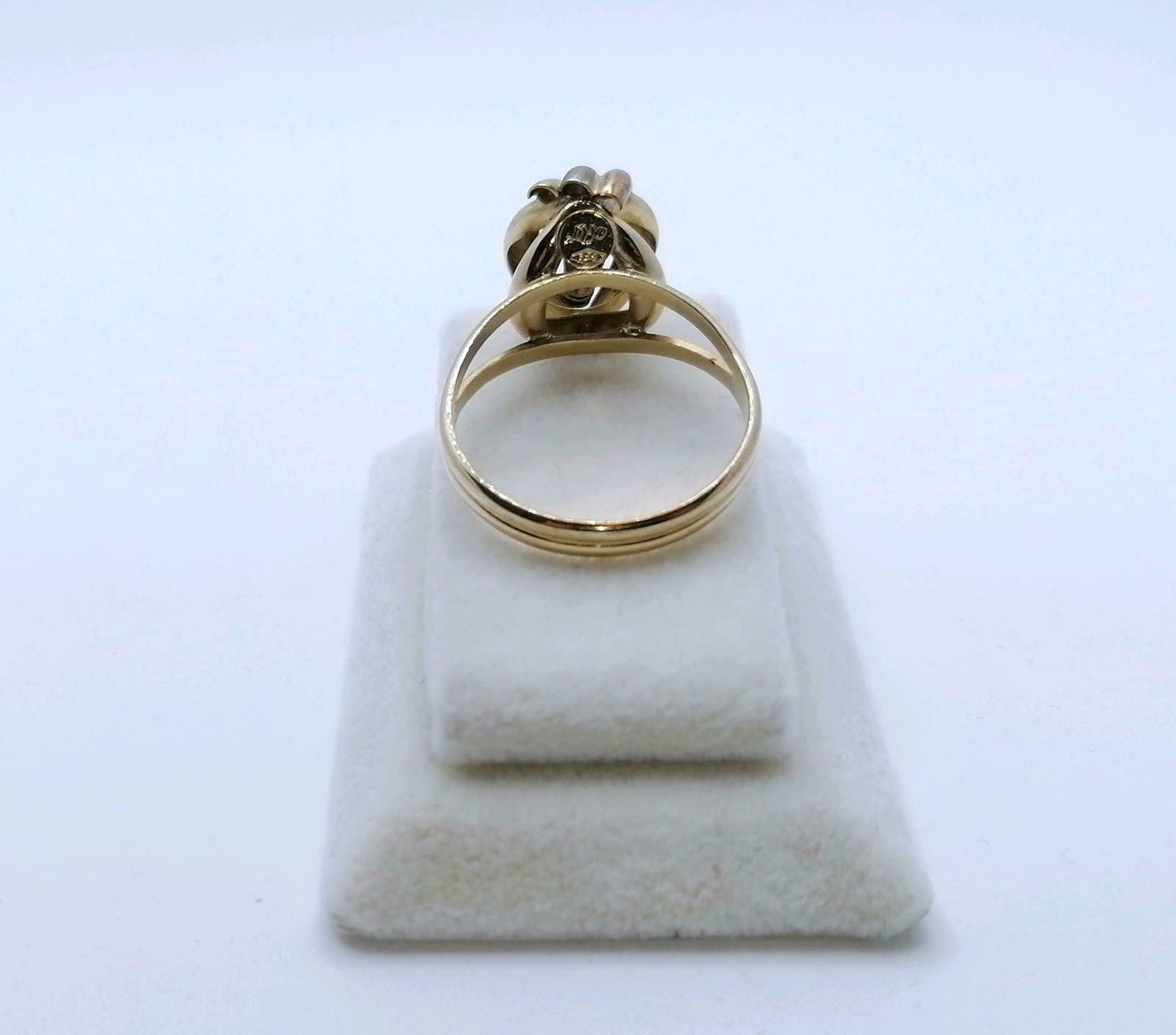 Ring Gold 333er Schleifenring Tricolor