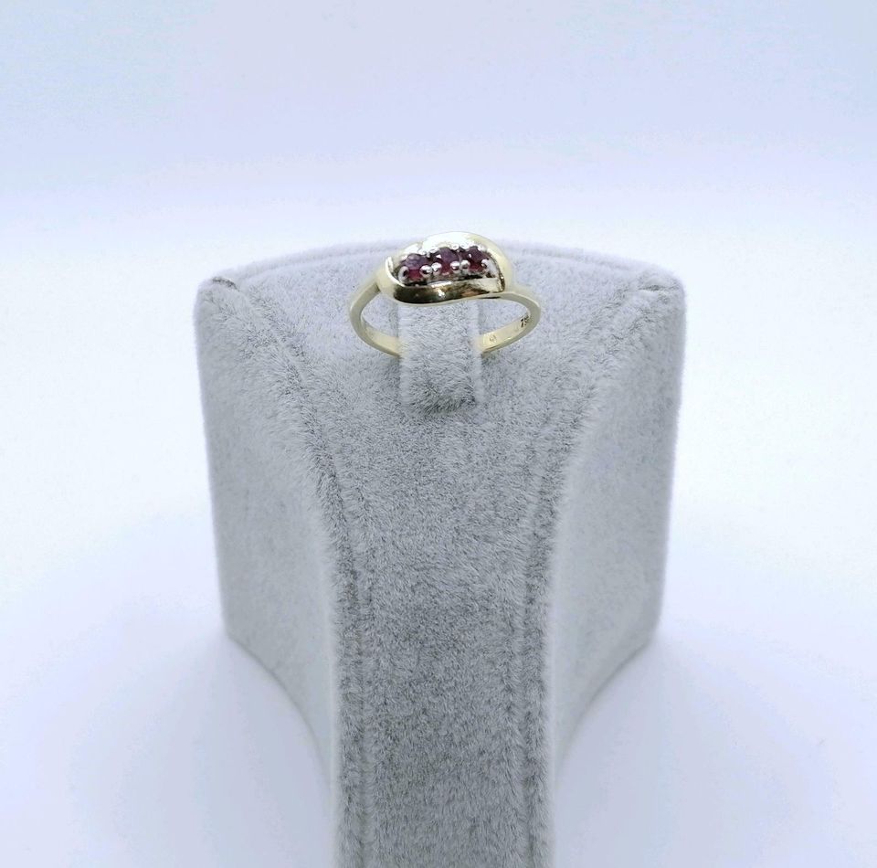 Ring Gold 585er mit Rubinen Gr. 53