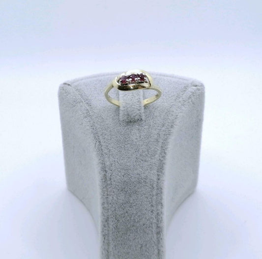 Ring Gold 585er mit Rubinen Gr. 53
