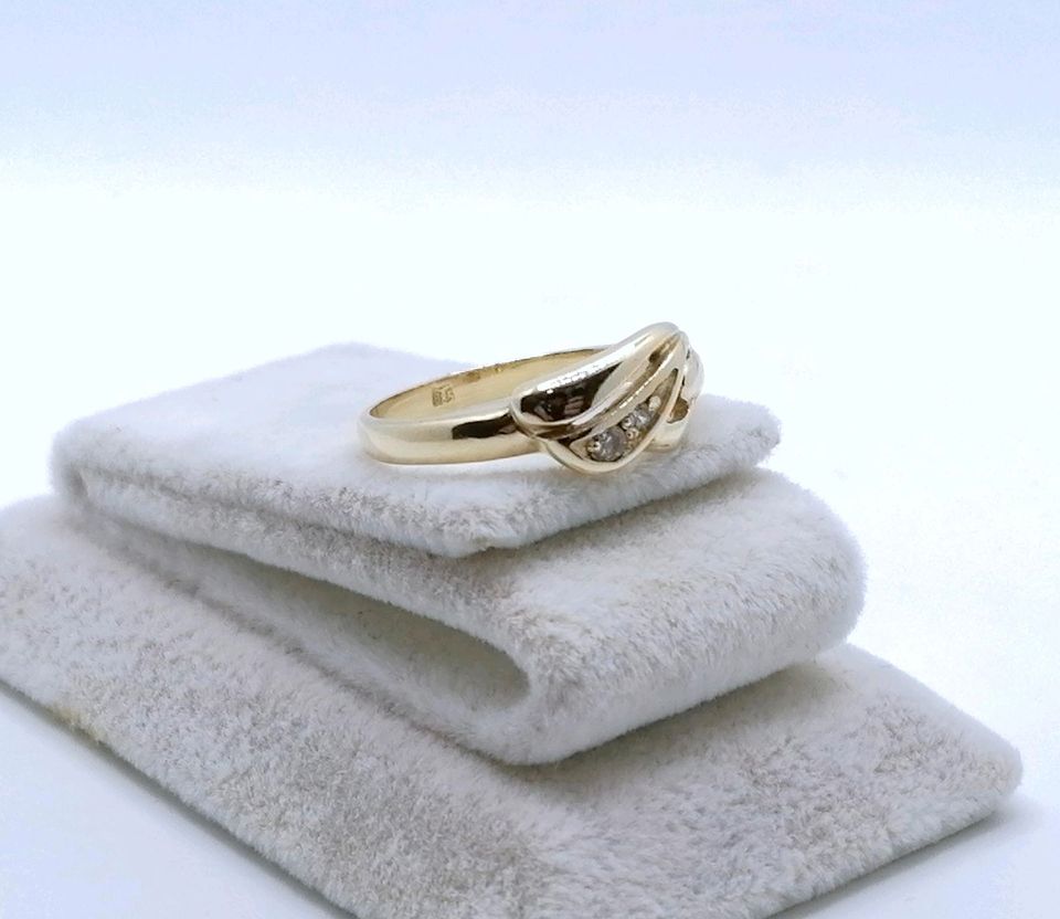 Ring Gold 585 mit Zirkonia Gr. 54
