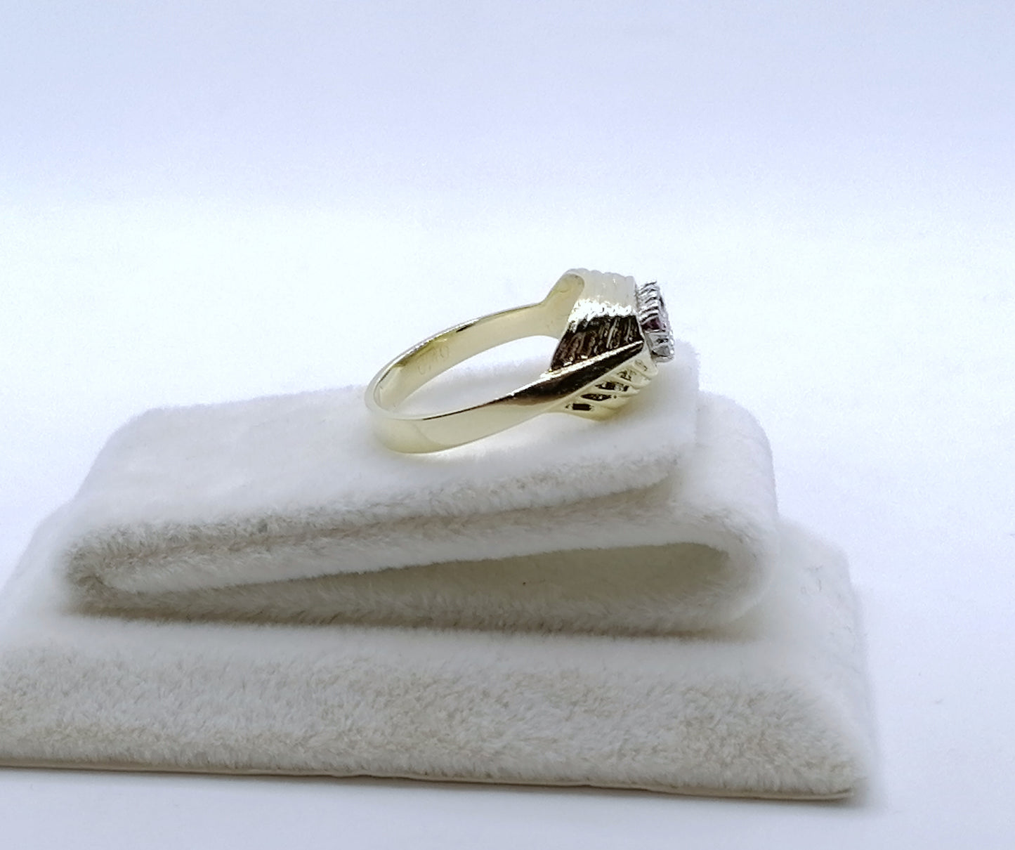 Ring Gold 585er mit Rubinen und Brillanten Gr. 50