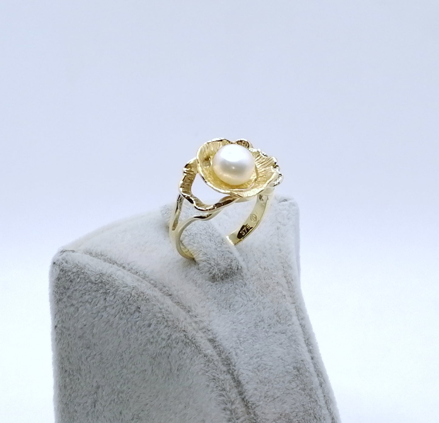 Ring Gold 375er Perlenring Gr. 57