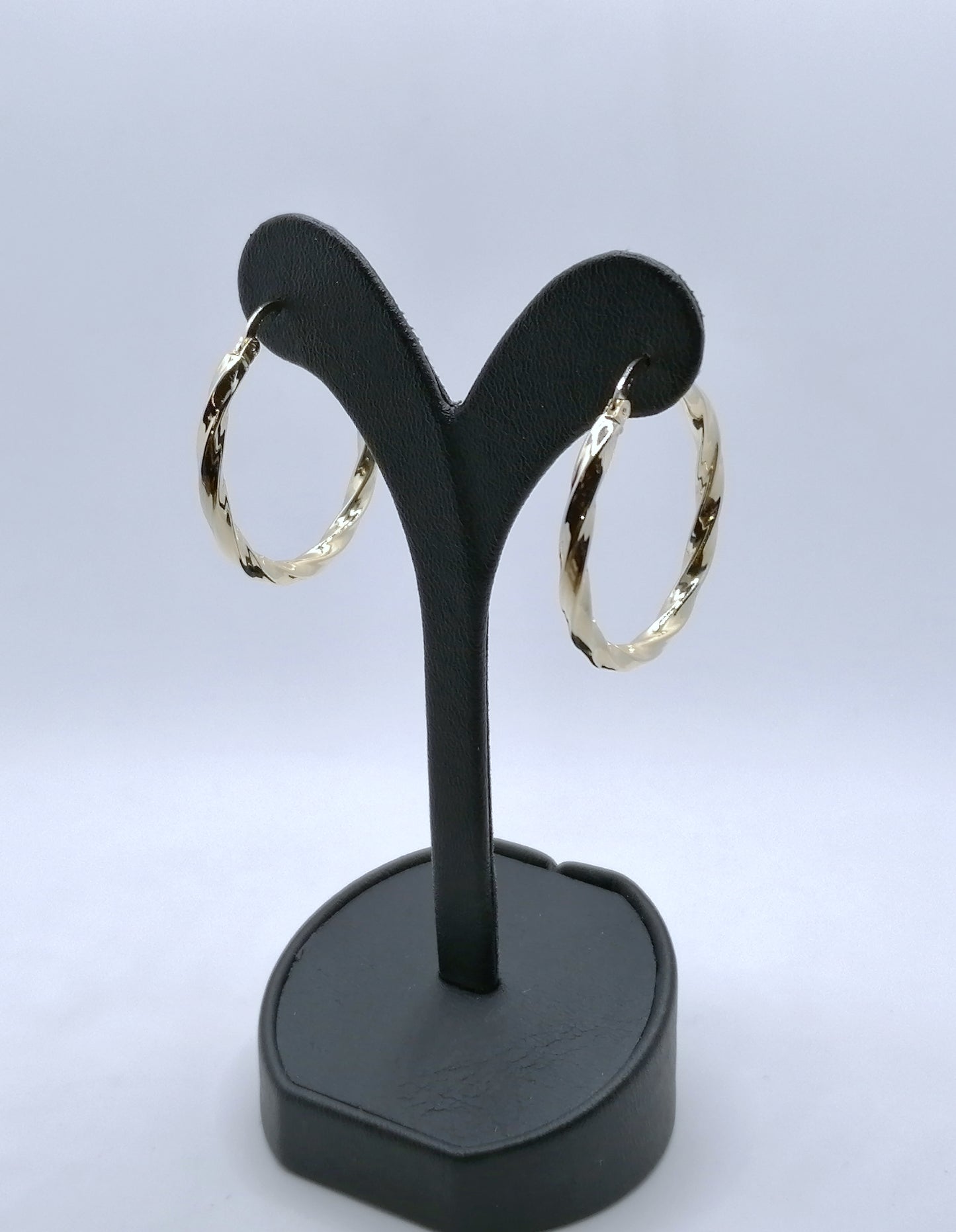 Creolen Gold 585er Gelbgold Ohrringe