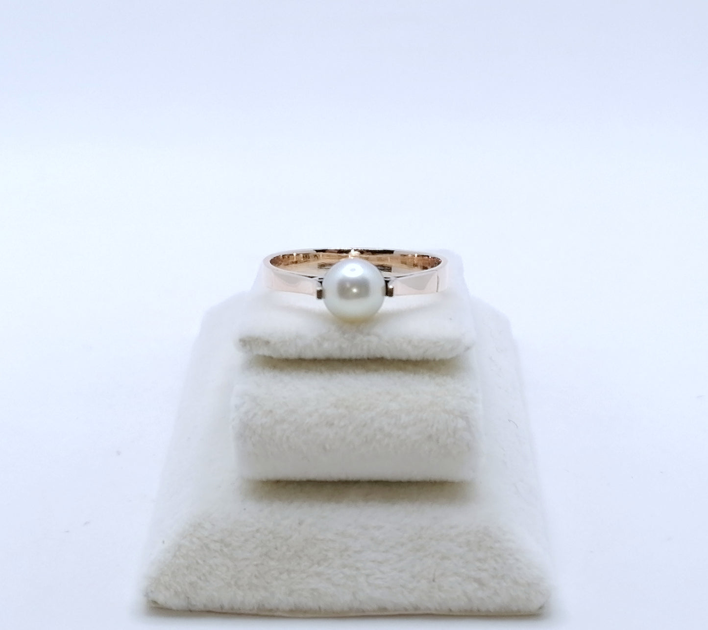 Ring Rotgold 333er Perlenring Gr. 53