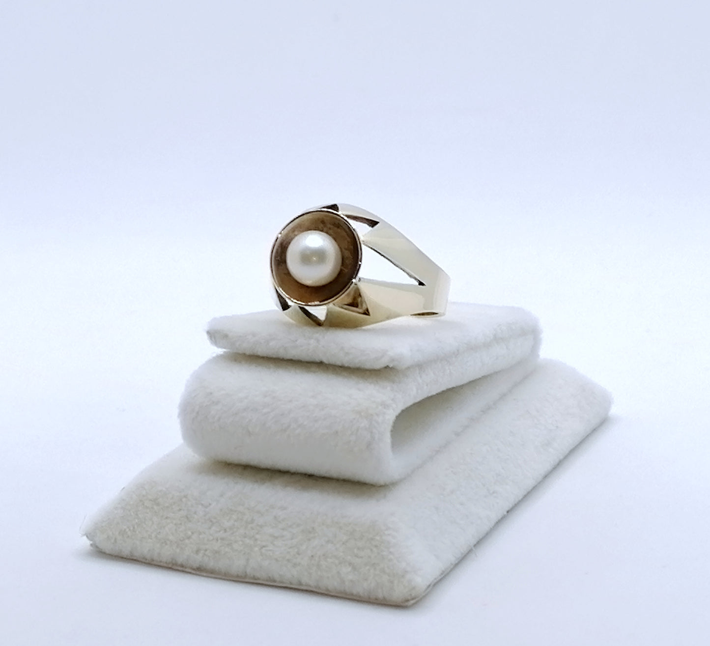 Ring Gold 333er Perlenring Gr. 56