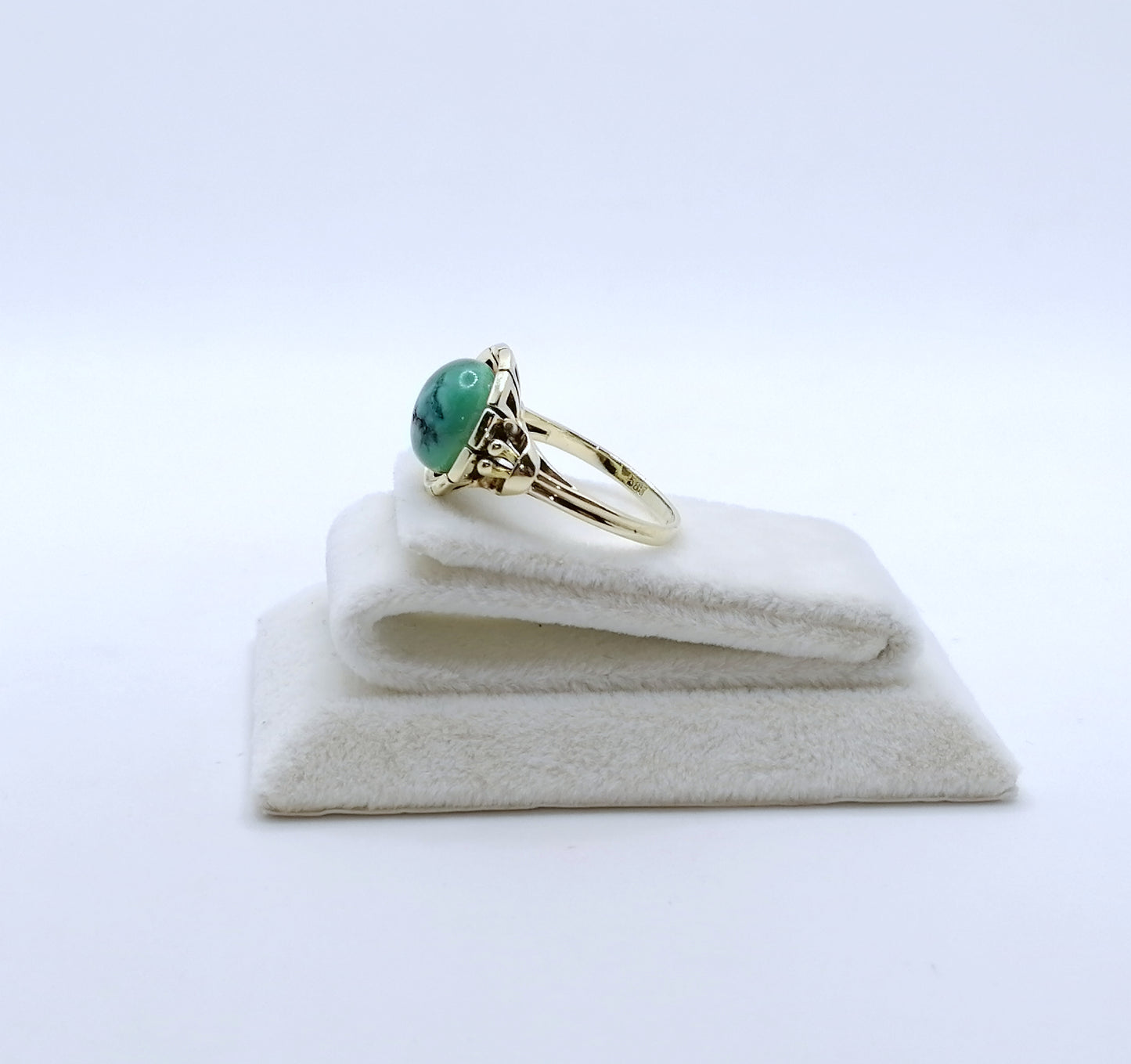 Ring Gold 585er mit Türkisstein Gr. 52