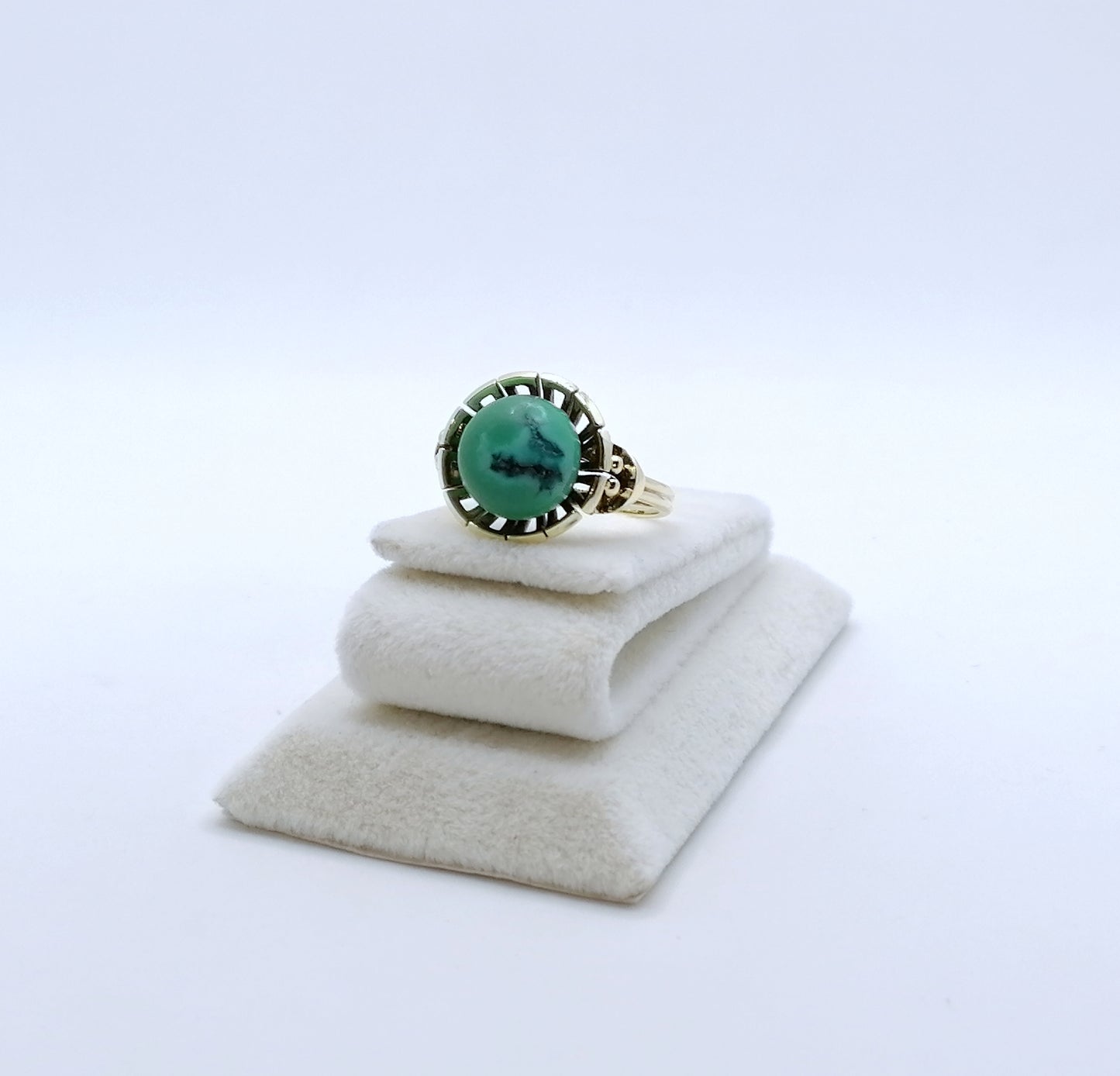 Ring Gold 585er mit Türkisstein Gr. 52