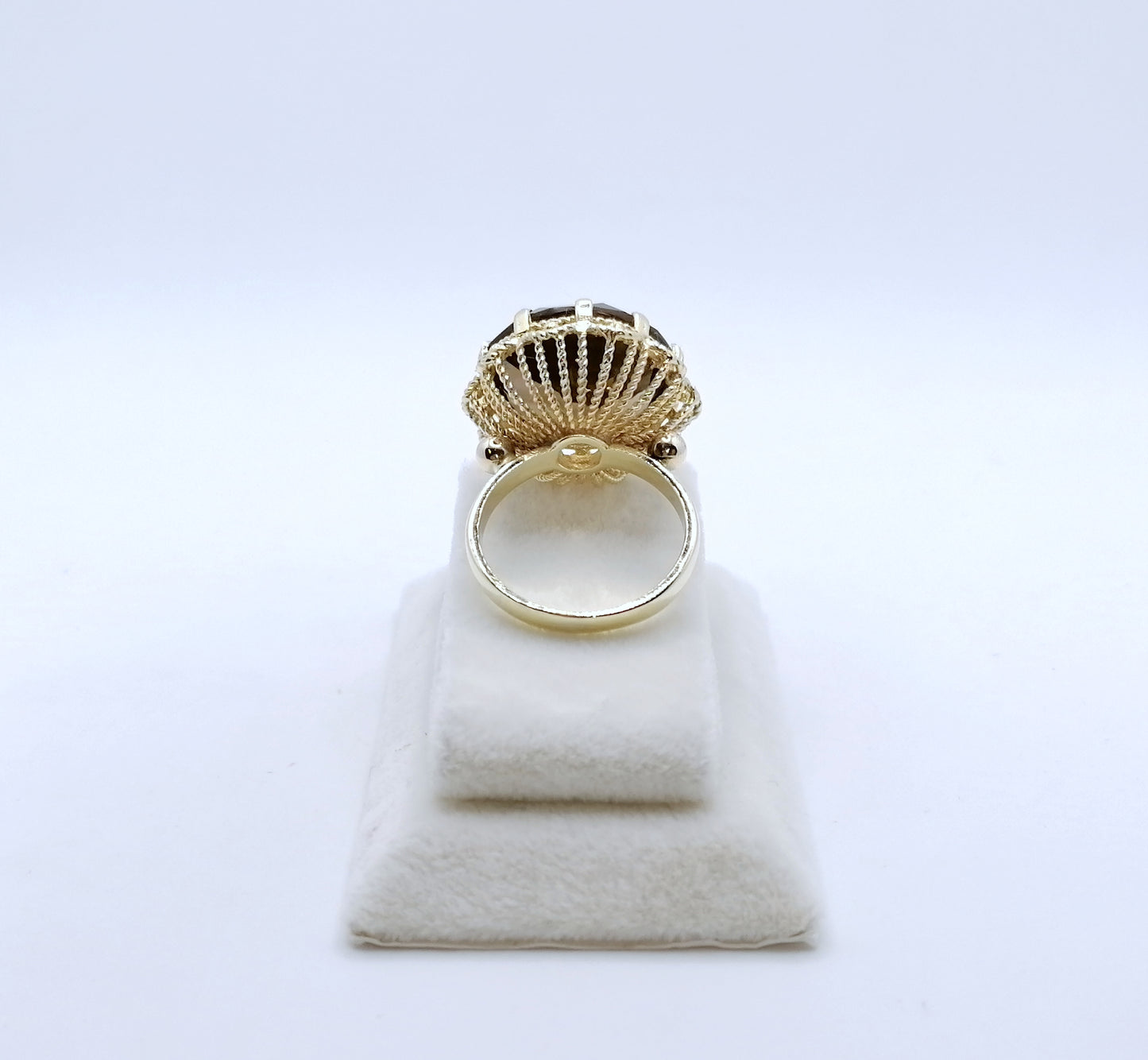 Ring Gold 585er mit Rauchquarz Gr. 56