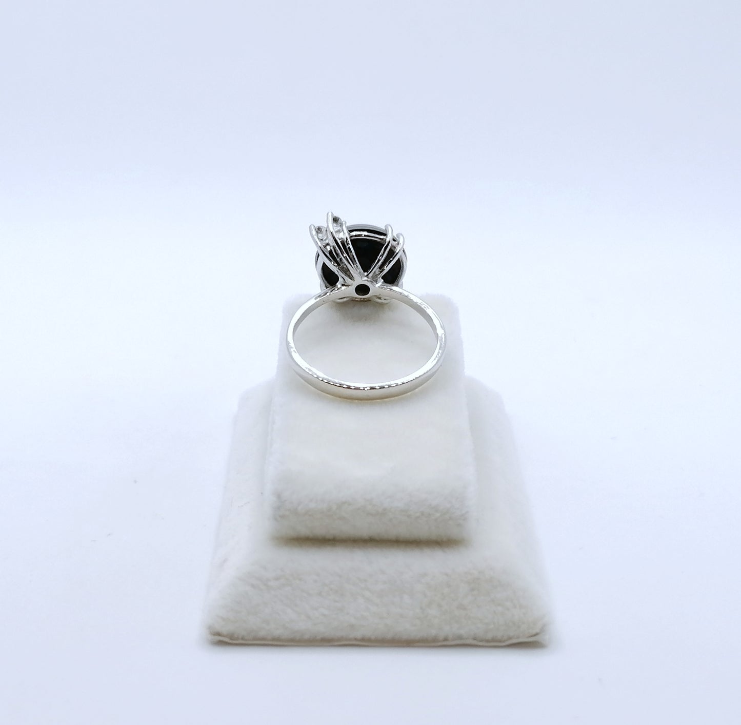 Ring Weißgold 585er mit Opal Triplette und Brillanten Gr. 55