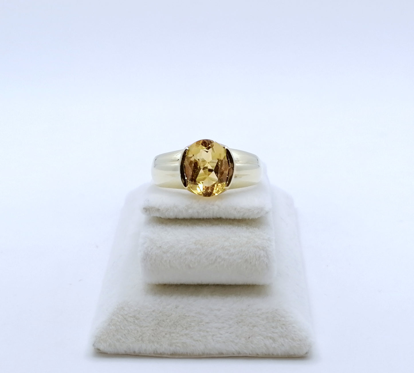 Ring Gold 585er mit Citrin Gr. 53
