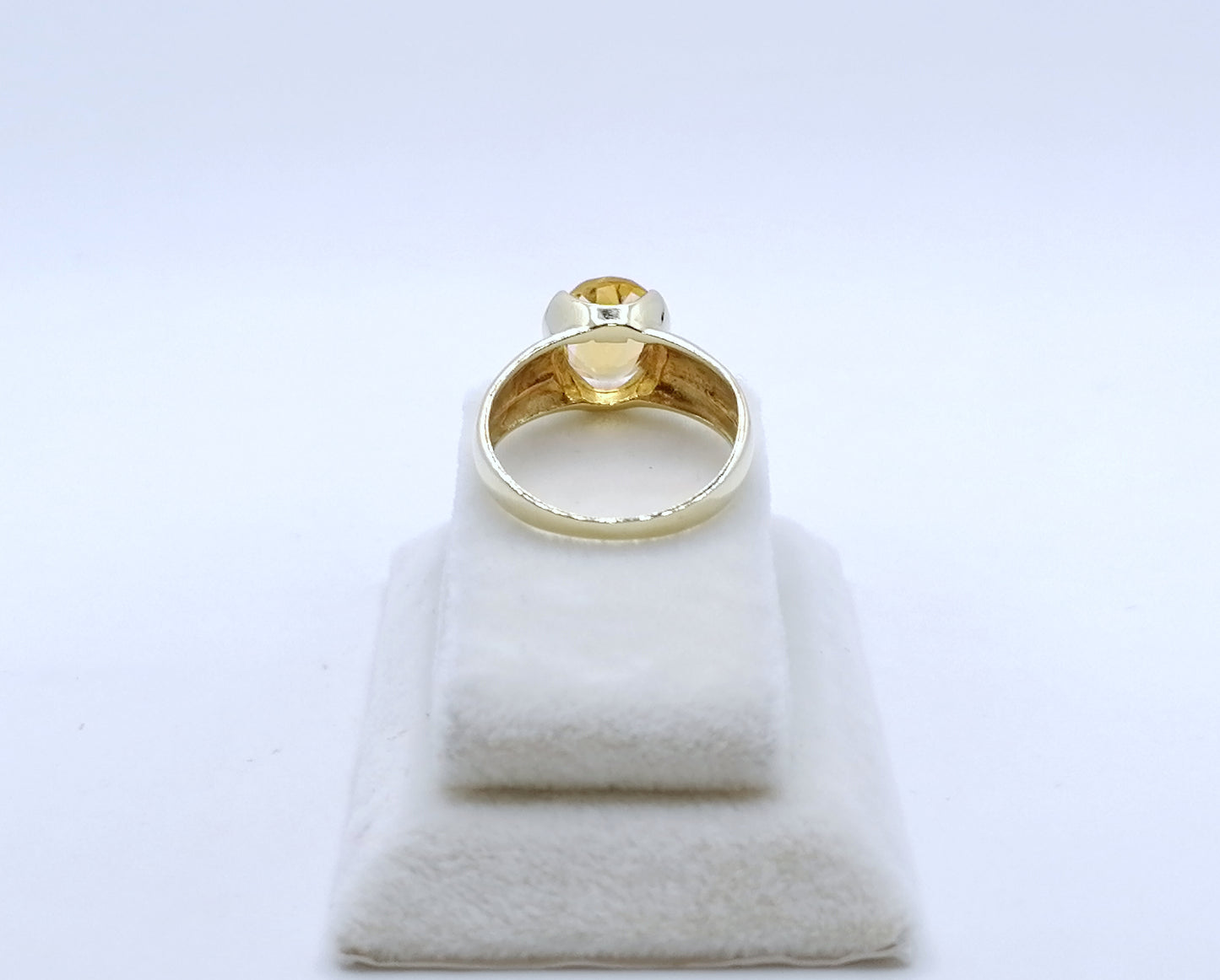 Ring Gold 585er mit Citrin Gr. 53