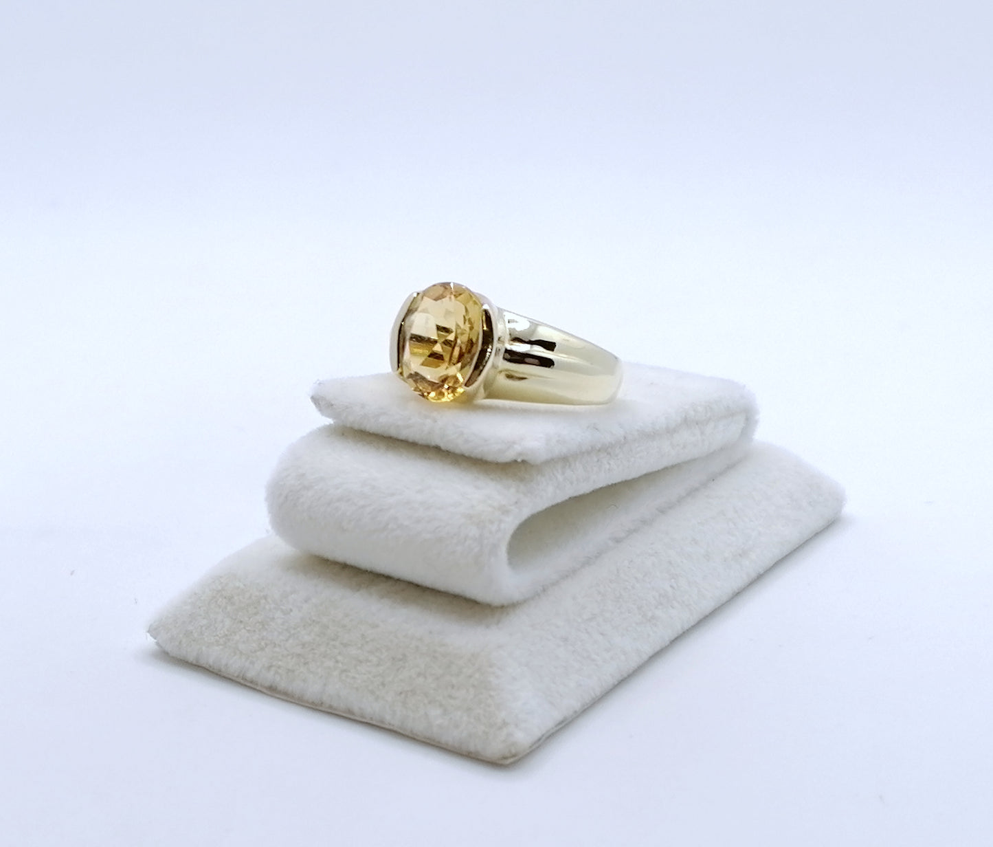 Ring Gold 585er mit Citrin Gr. 53