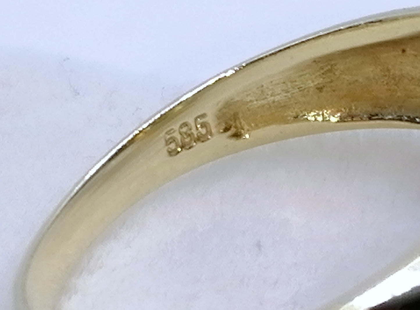 Ring Gold 585er mit Citrin Gr. 53