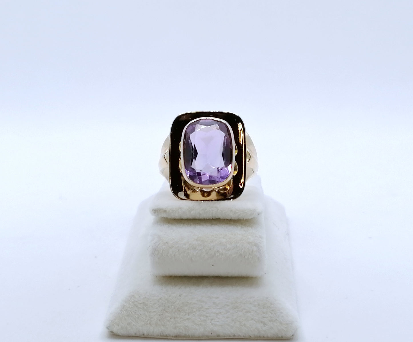 Ring Gold 750er mit Amethyst Gr. 58