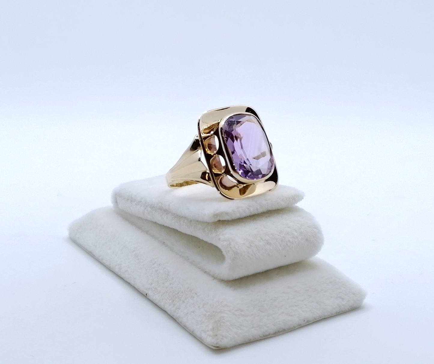 Ring Gold 750er mit Amethyst Gr. 58