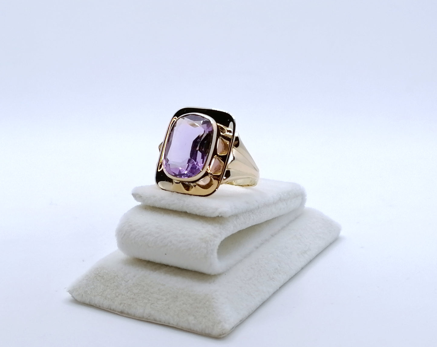 Ring Gold 750er mit Amethyst Gr. 58