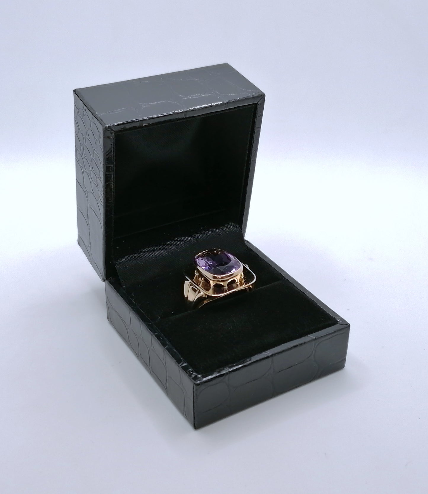 Ring Gold 750er mit Amethyst Gr. 58