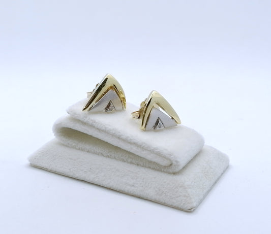 Ohrstecker Gold 333er mit Diamanten