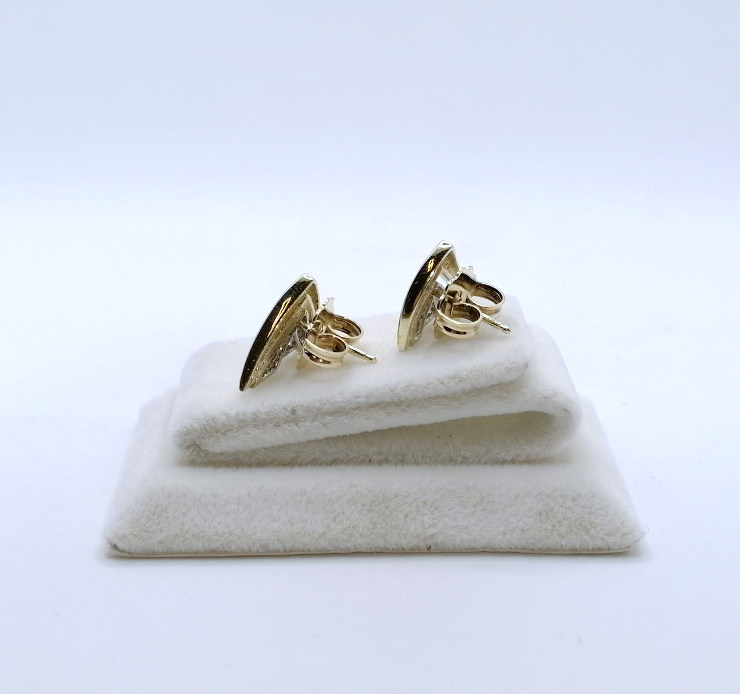 Ohrstecker Gold 333er mit Diamanten