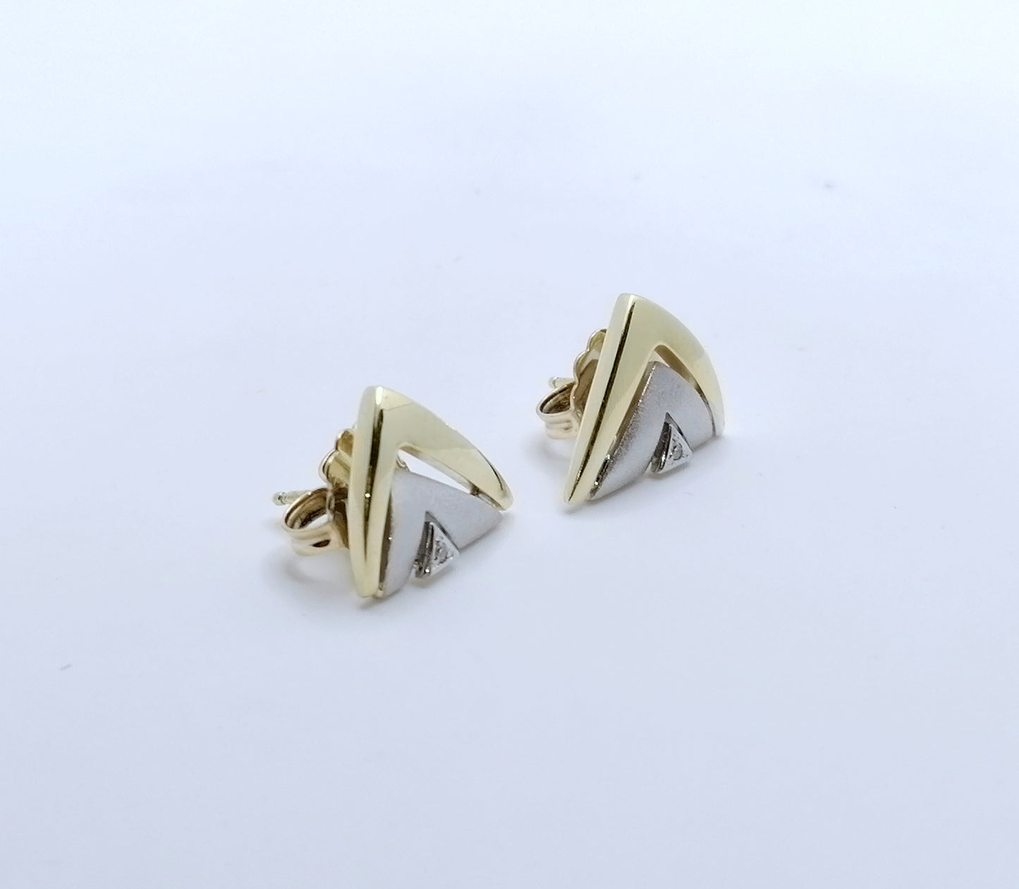 Ohrstecker Gold 333er mit Diamanten
