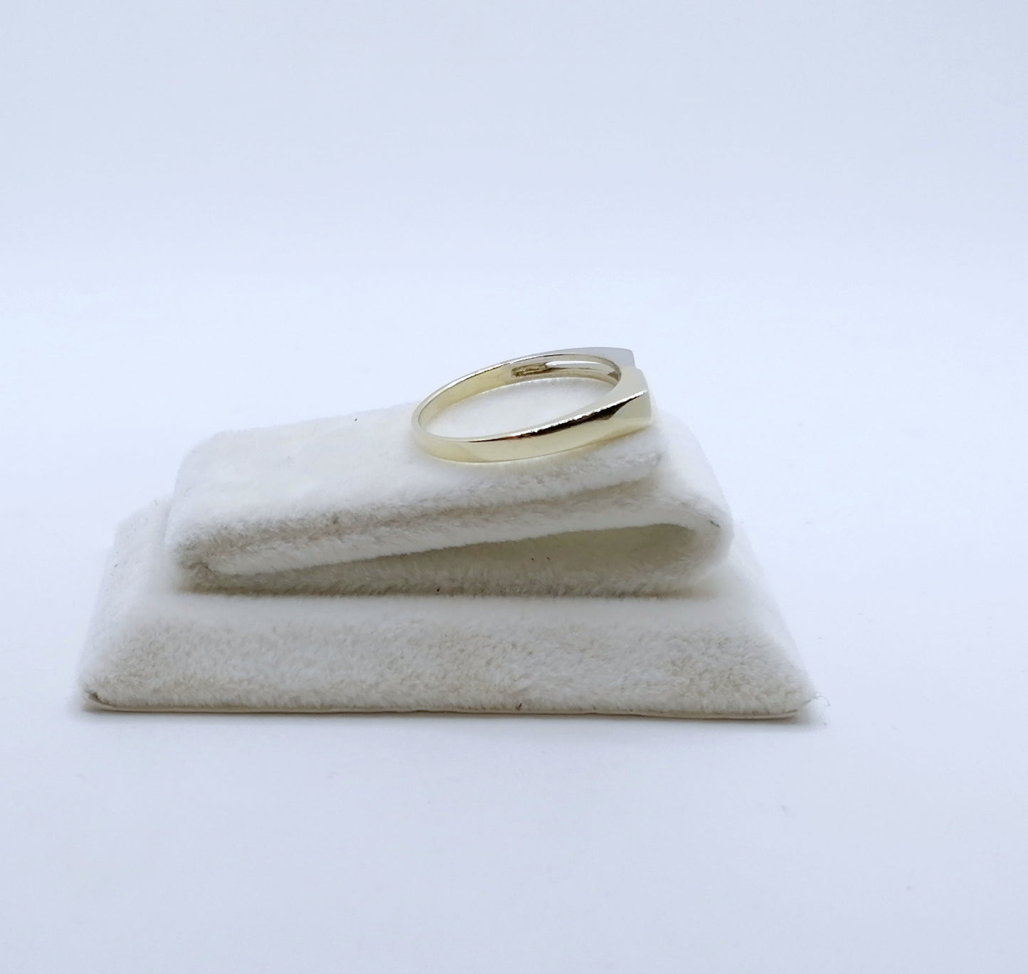 Ring Gold 585er Bicolor mit Brillant Gr. 57