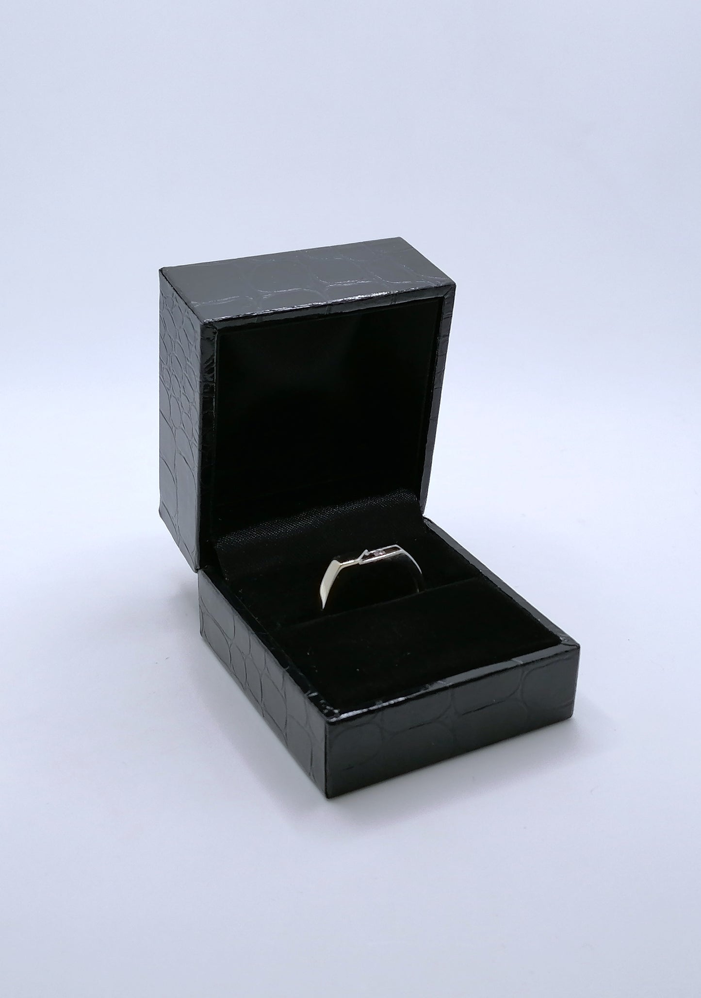 Ring Gold 585er Bicolor mit Brillant Gr. 57