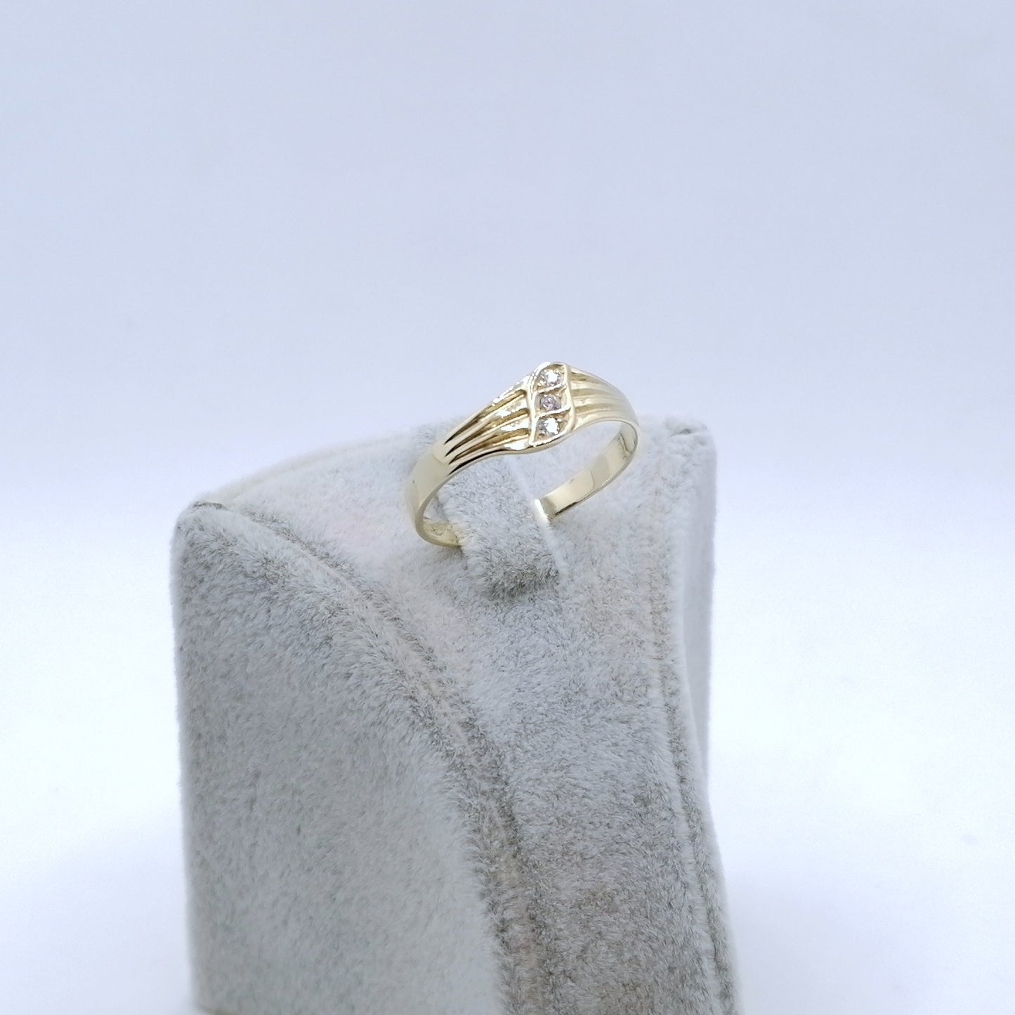 Ring Gold 585er mit Zirkonia Damenring Gr. 63