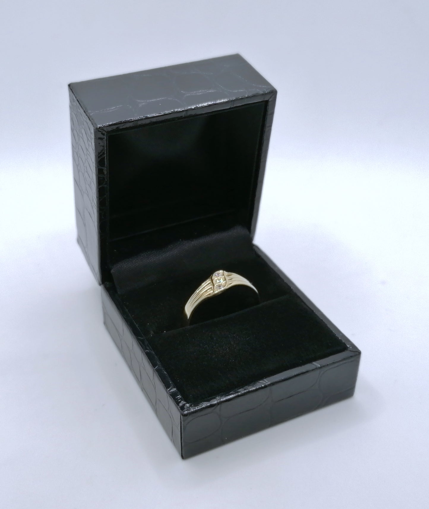 Ring Gold 585er mit Zirkonia Damenring Gr. 63