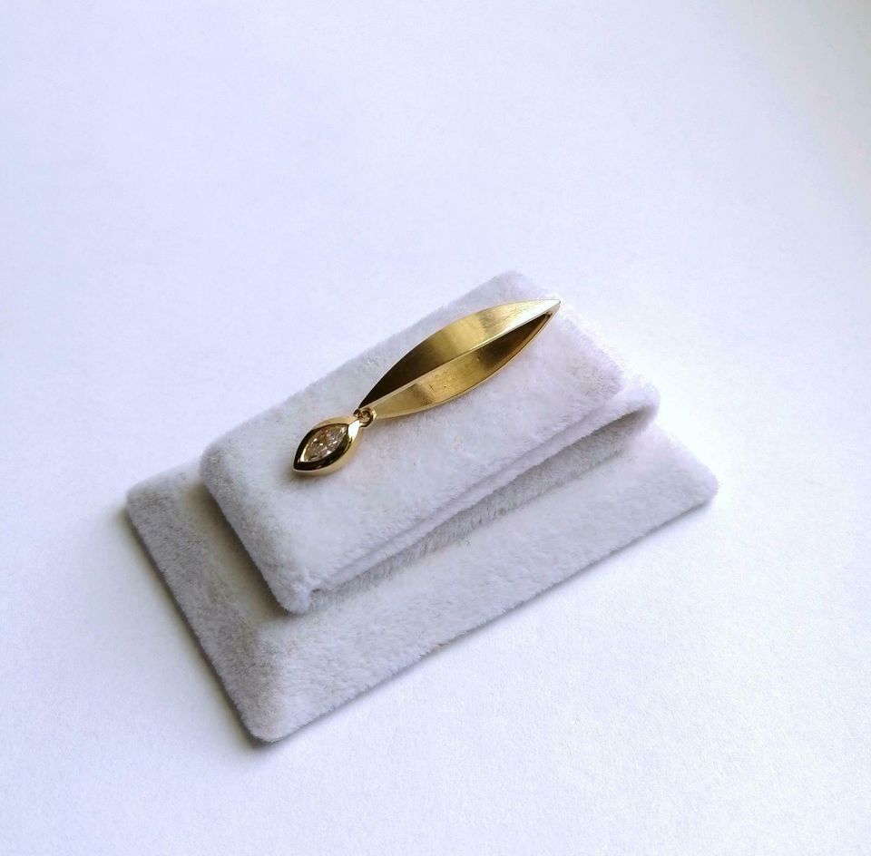 Anhänger Gold 750er mit Zirkonia