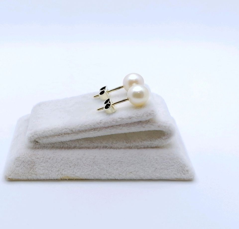 Ohrstecker 585er Gold mit Perlen