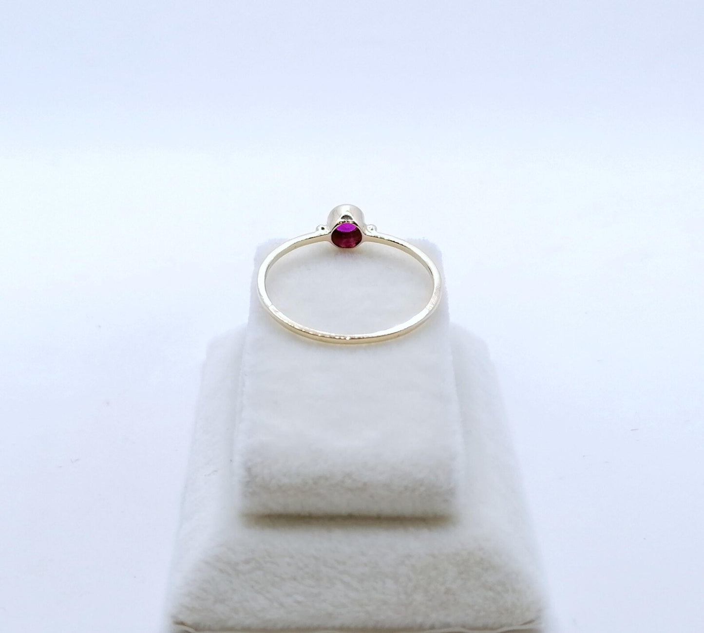 Ring Gold 585er mit Rubin Gr. 60