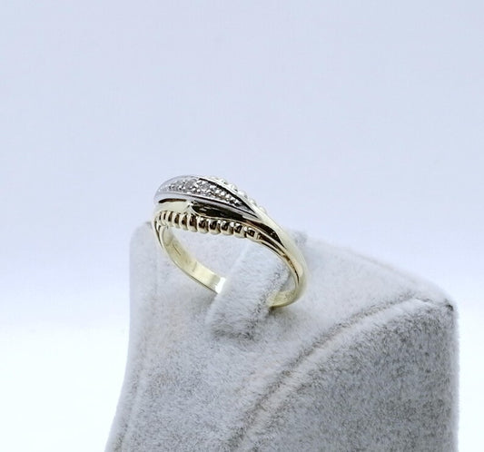 Ring Gold 585er mit funkelnden Brillanten Gr. 63