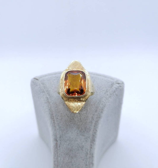 Ring Gold 585er Saphir Edelstein Damenring Vintage