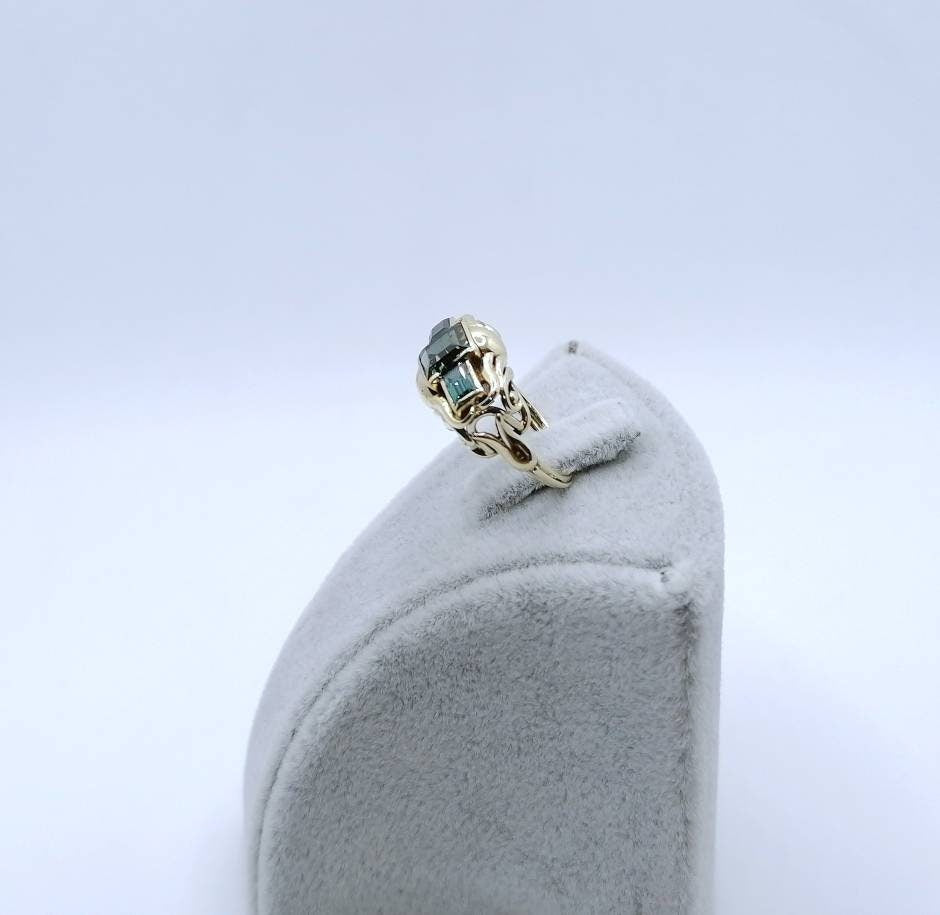 Art Deco Spinell Goldring 585er