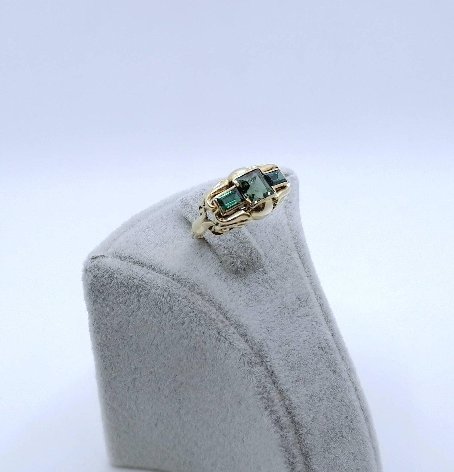 Art Deco Spinell Goldring 585er