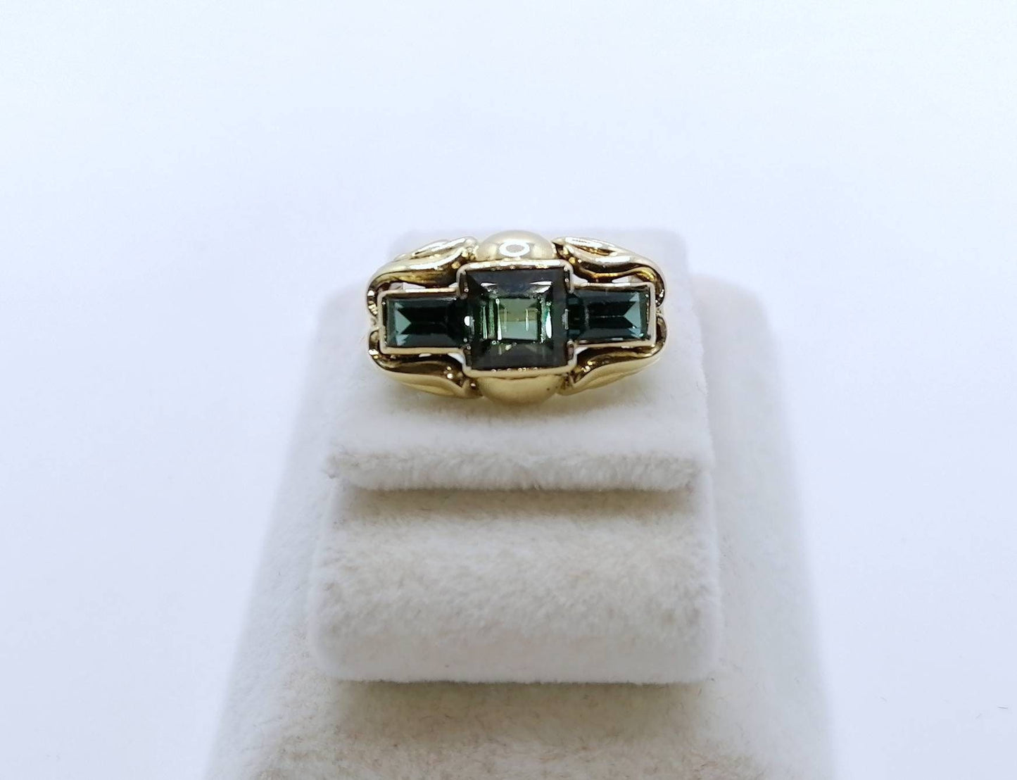 Art Deco Spinell Goldring 585er