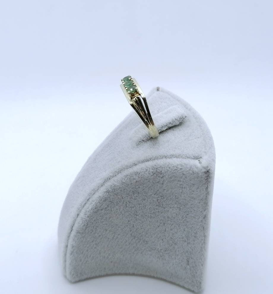 Ring Gold 585er mit Smaragd Edelsteinen