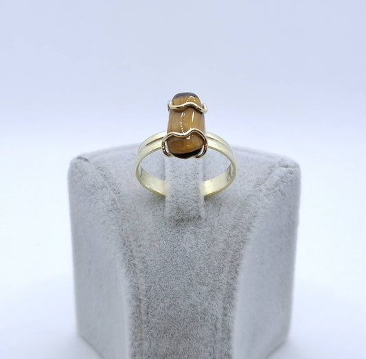 Vintage Ring Gold 585er mit Tigerauge
