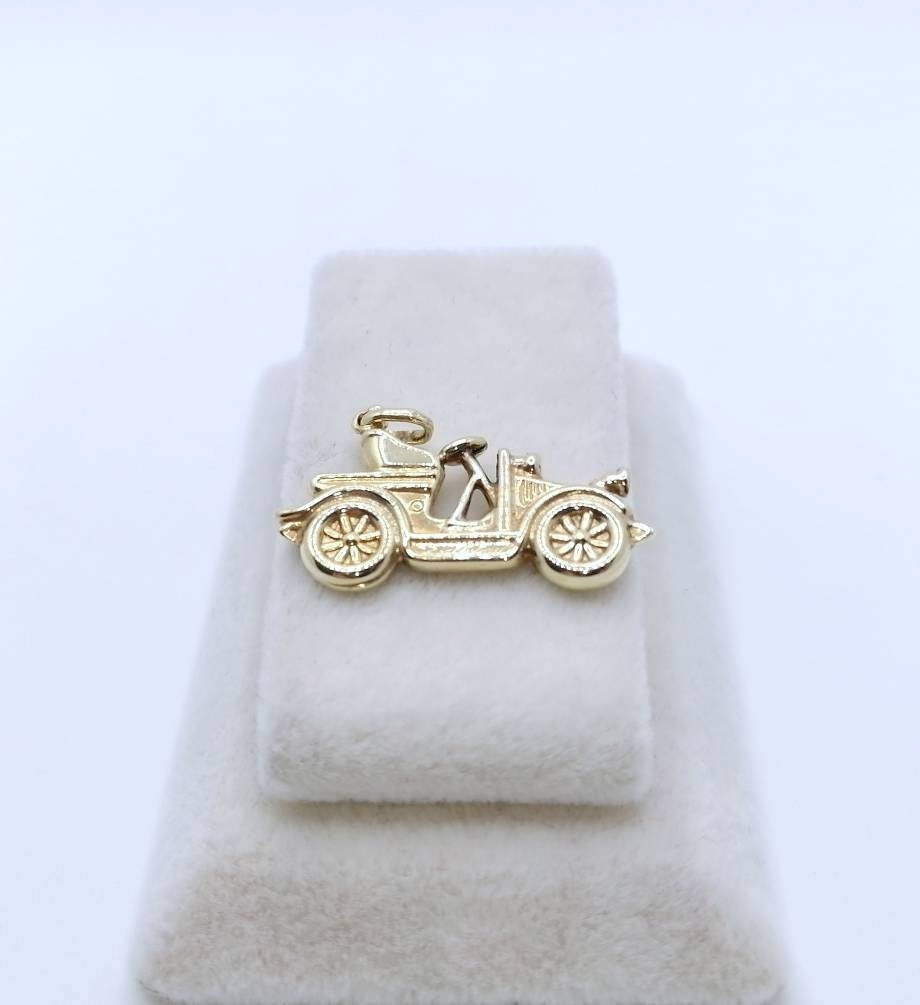 Vintage Gold 333er Automobile Anhänger
