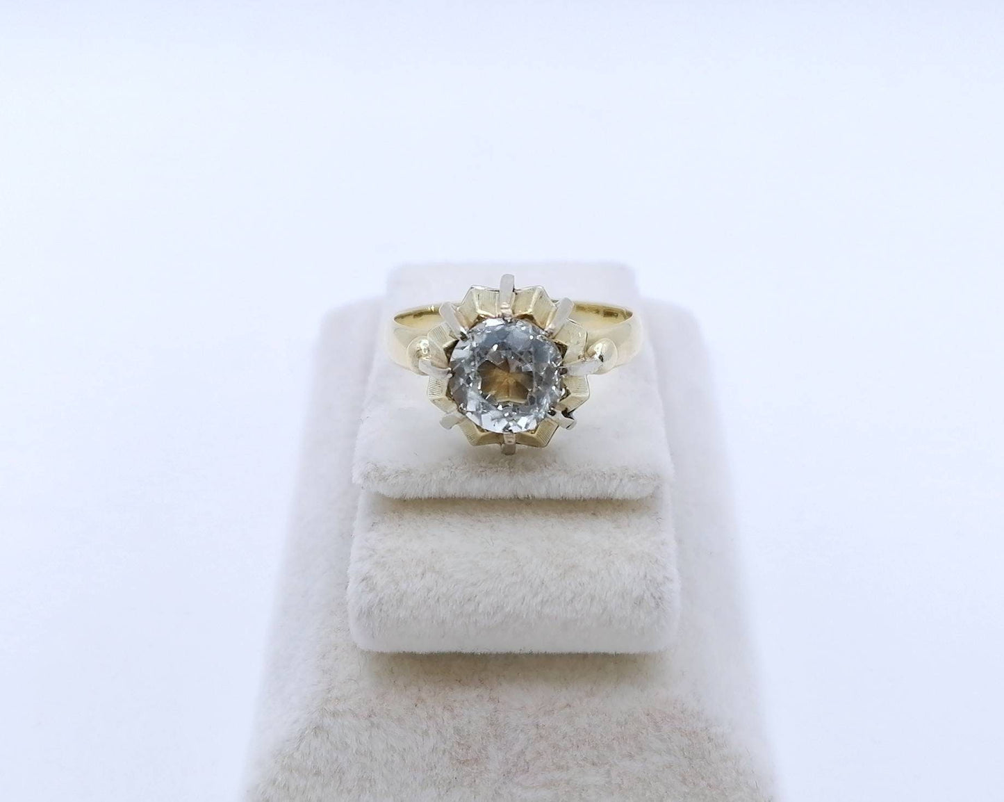 Ring Gold 585er mit Aquamarin Gr. 58