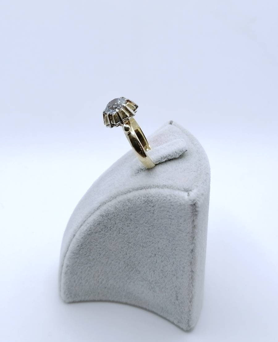 Ring Gold 585er mit Aquamarin Gr. 58