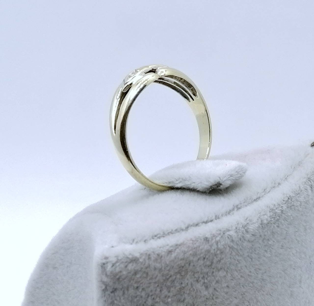 Ring Gold 585er mit Diamanten Gr. 57