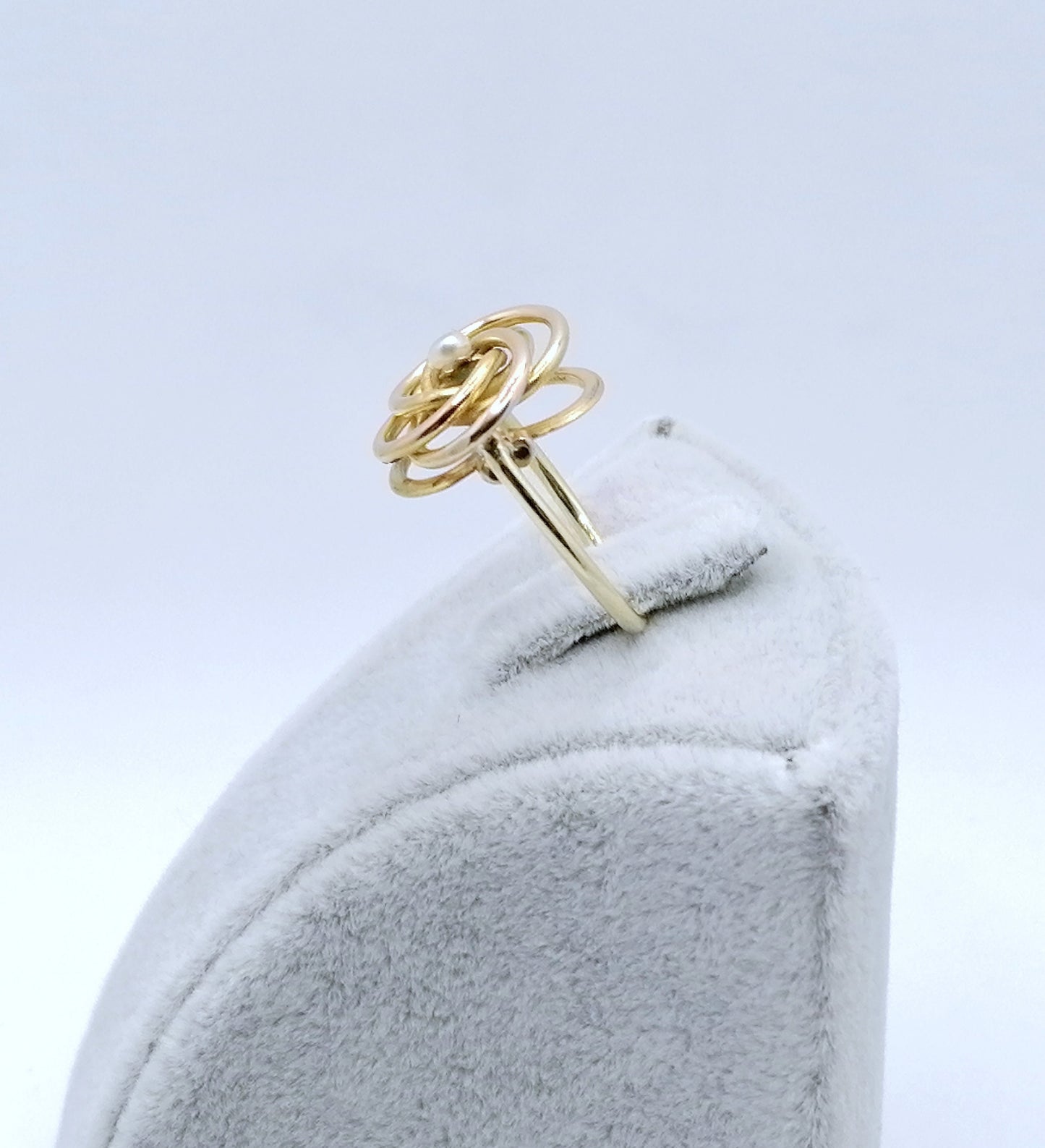 Ring Gold 750er Perlenring Gr. 53