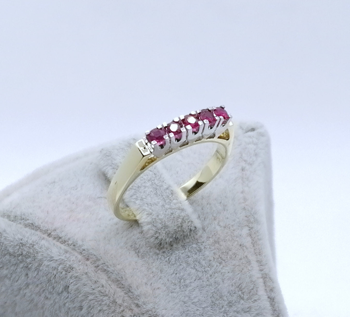 Ring Gold mit Rubin Edelsteinen Gr. 57