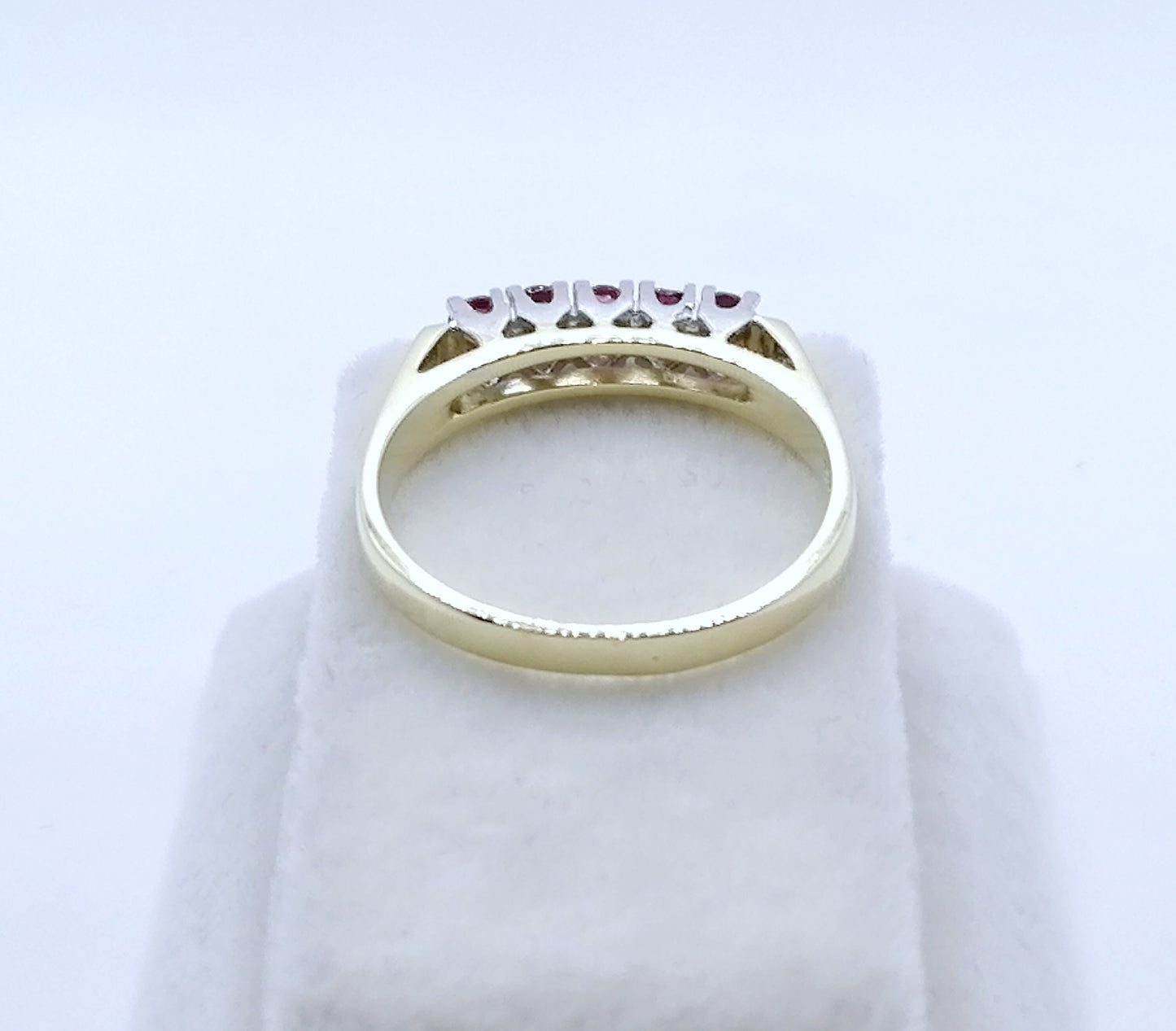 Ring Gold mit Rubin Edelsteinen Gr. 57