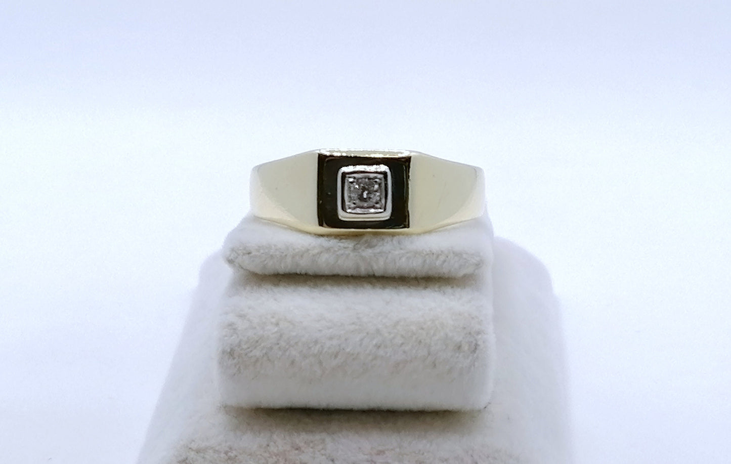 Ring Gold 585er Solitär mit Brillant Gr. 59