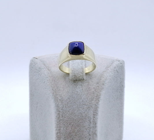 Ring Gold 585er Lapislazuli Siegelring