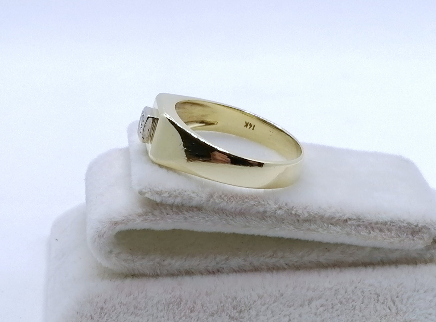 Ring Gold 585er Solitär mit Brillant Gr. 59